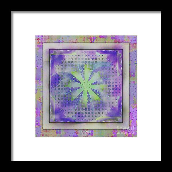 Kaleidoscope Framed Print featuring the photograph Dot Dot by Barbara R MacPhail