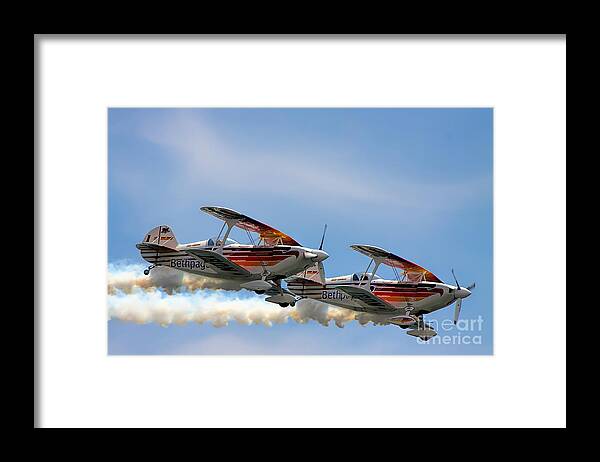 Iron Eagle Framed Print featuring the photograph Double Iron Eagles by Rick Kuperberg Sr