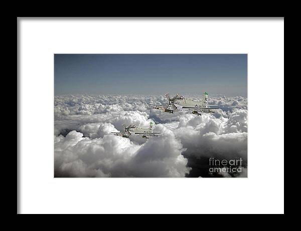 Douglas Skyraider Framed Print featuring the digital art Douglas Skyraider by Airpower Art