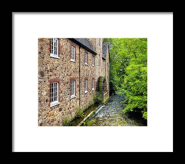 Bovey Tracey Framed Print featuring the photograph Down By The Old Mill in Bovey Tracey by Mark Tisdale