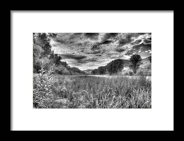 Montana Photographs Framed Print featuring the photograph Down by the River by Kevin Bone