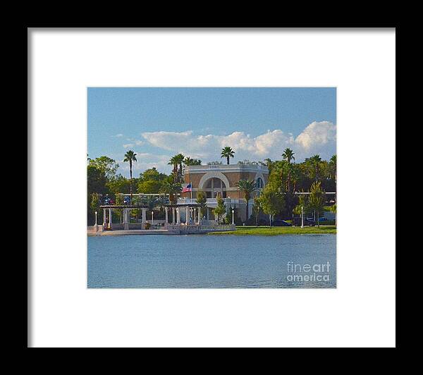 Station Framed Print featuring the photograph Down By The Station by Carol Bradley