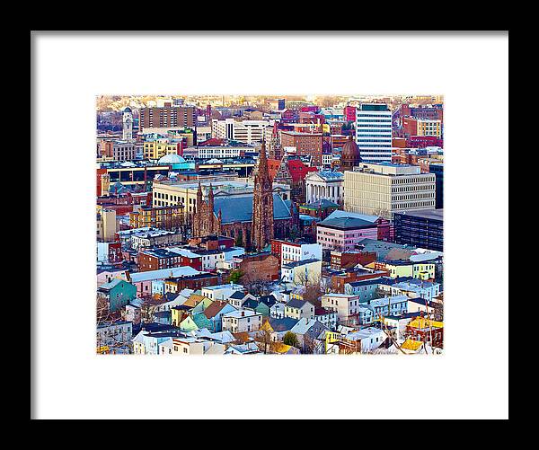 Downtown Framed Print featuring the photograph Downtown Paterson by Mark Miller