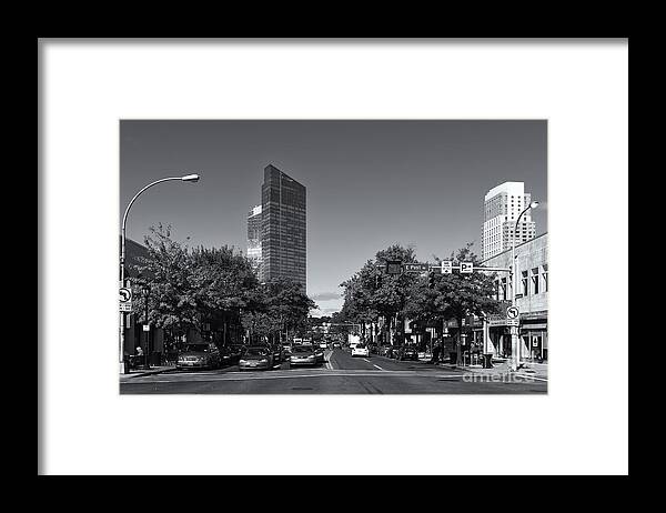 Clarence Holmes Framed Print featuring the photograph Downtown White Plains New York IV by Clarence Holmes