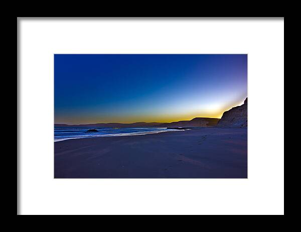 Hdr Framed Print featuring the photograph Drake's Beach HDR by Josh Bryant