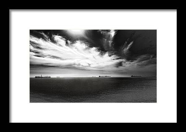 Clouds Framed Print featuring the photograph Drama Clouds by Joseph Hollingsworth