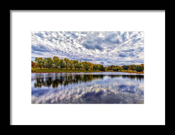Park Framed Print featuring the photograph Drama in Autumn Skies by Bill and Linda Tiepelman