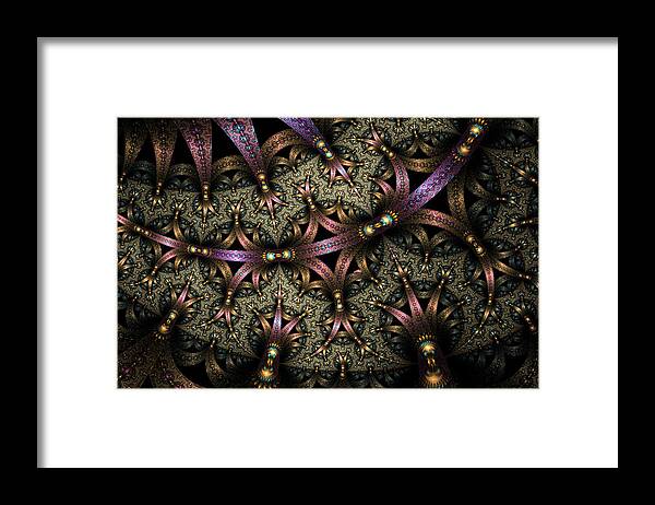 Abstract Framed Print featuring the digital art Drama Queen by Phil Clark