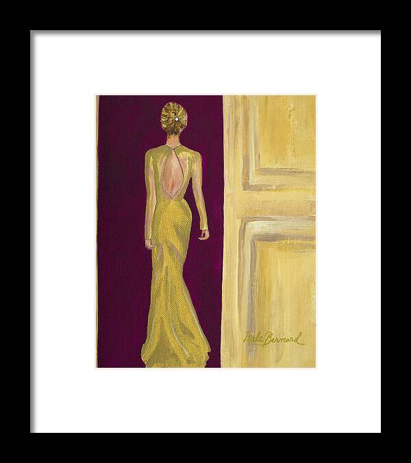 Understated Elegance Framed Print featuring the painting Dream A Little Dream of Me by Dale Bernard