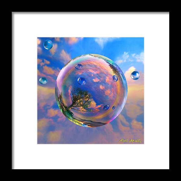 Dreamscape Framed Print featuring the painting Dream Bubble by Robin Moline