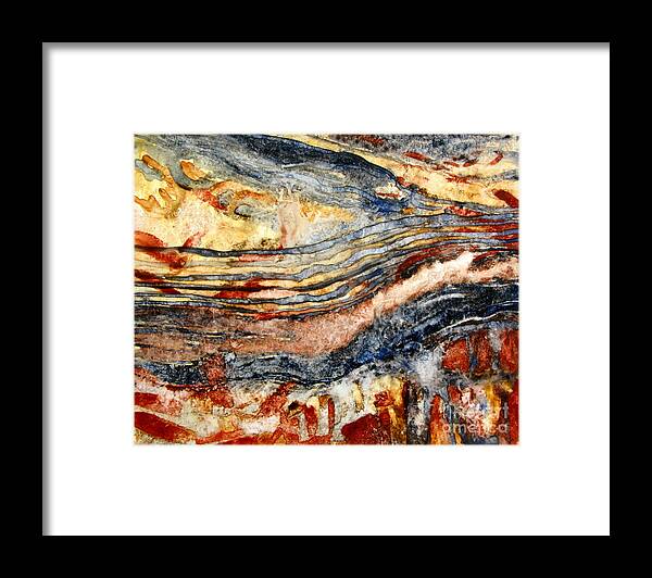 Cave Framed Print featuring the painting Dream Cave by Pamela Iris Harden