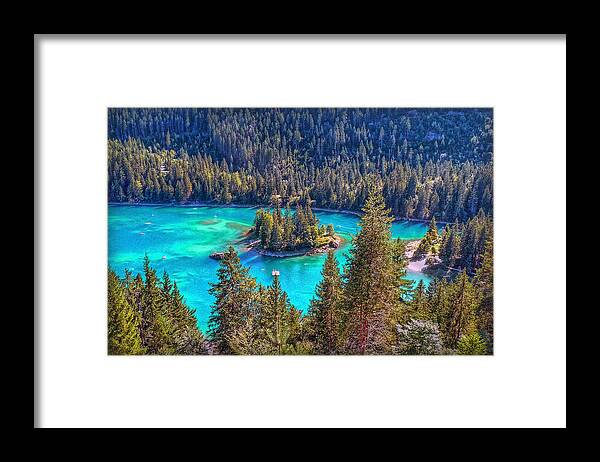 Switzerland Framed Print featuring the photograph Dream Lake by Hanny Heim