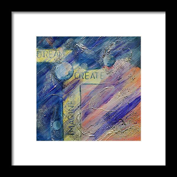 Inspiration Framed Print featuring the painting Dream by Lou Belcher