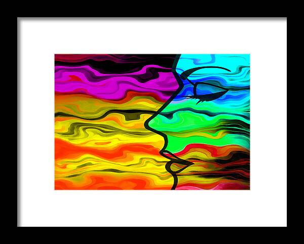 Dream Framed Print featuring the digital art Dreaming 2 by Angelina Tamez