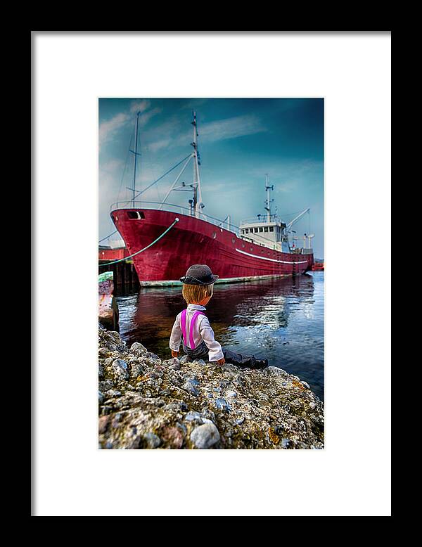 Ship Framed Print featuring the photograph Dreaming by Kent Mathiesen