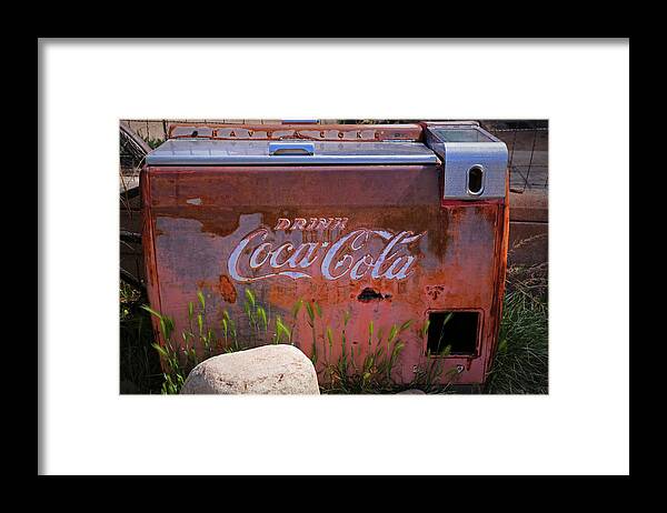 Coca Cola Framed Print featuring the photograph Drink Coca Cola by Lynn Sprowl
