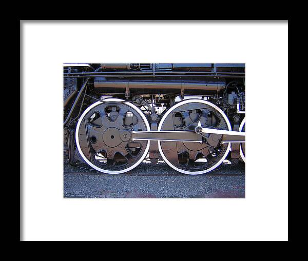 Train Framed Print featuring the photograph Drivers by Duwayne Williams