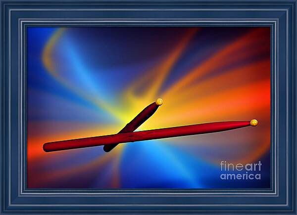 Drum Sticks Photograph for Combo Jazz  Color 3233.02 by M K Miller