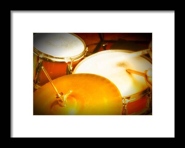 Drums Framed Print featuring the photograph Drums by Jessica Levant