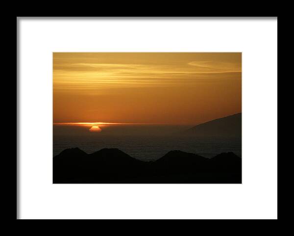 Sunset Framed Print featuring the photograph Dune Sunset 1 by Kevin B Bohner