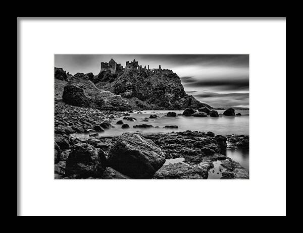 Dunluce Framed Print featuring the photograph Dunluce Castle by Nigel R Bell