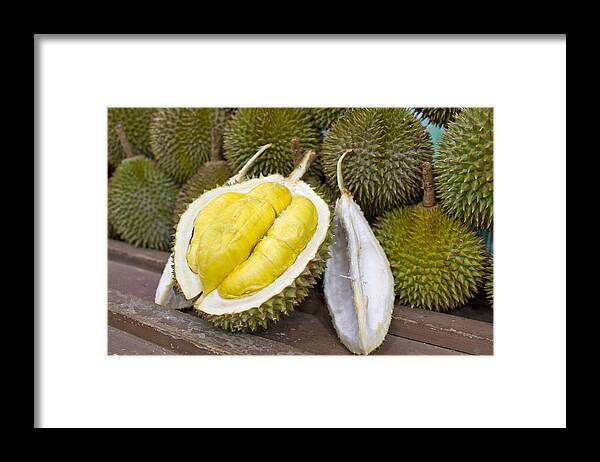 Durian Framed Print featuring the photograph Durian 2 by David Gn