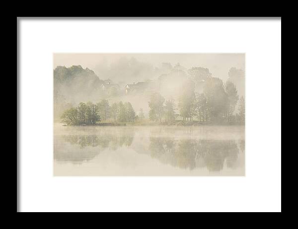 Early Framed Print featuring the photograph Early Morning. by Allan Wallberg