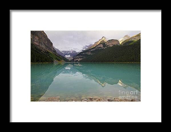 Lake Louise Framed Print featuring the photograph Early Morning at Lake Louise by Teresa Zieba