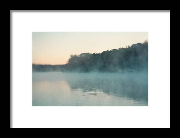 Lake Norman Framed Print featuring the photograph Early Morning Fog by Kim Fearheiley