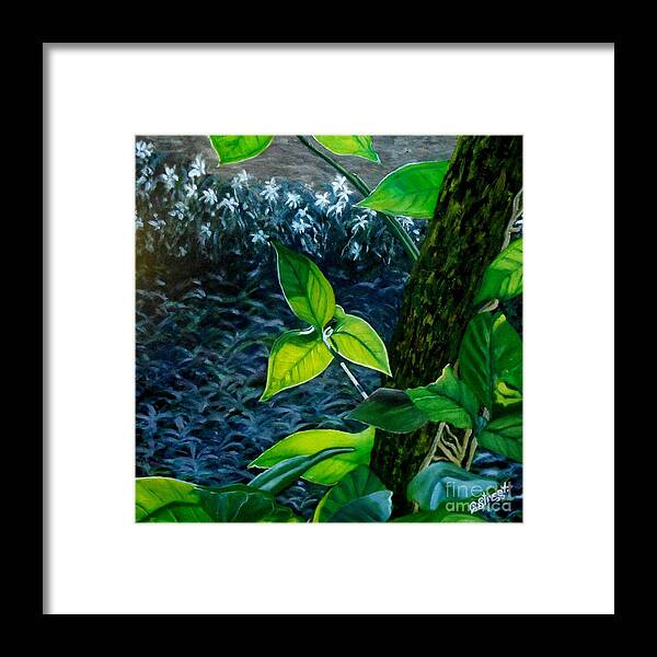 Gardens Framed Print featuring the painting Early Morning Light by Caroline Street