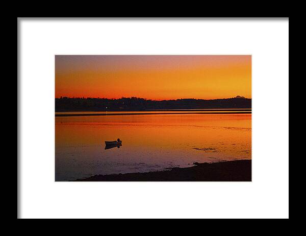 Washington State Framed Print featuring the photograph Early Morning by Ron Roberts