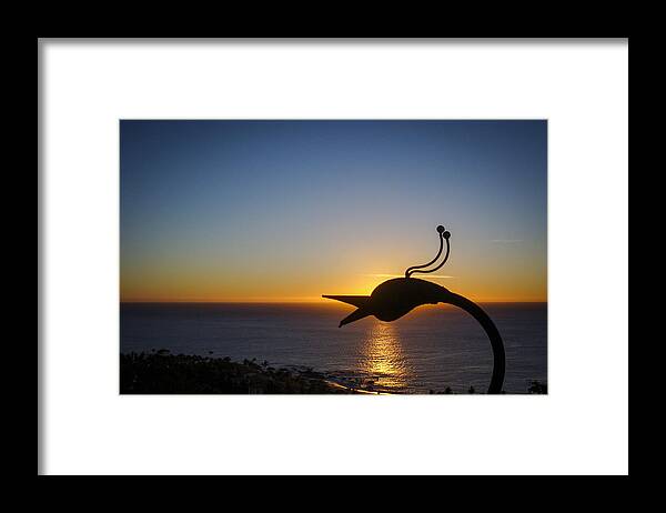 Cabo San Lucas Framed Print featuring the photograph Early Morning Silhouette by Jean Noren