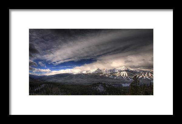 Colorado Framed Print featuring the photograph Early Snow Coming by Paul Beckelheimer