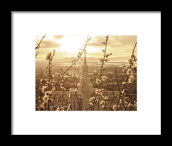 Bountiful Temple Framed Print featuring the photograph Earth Renewed by Emily Dickey
