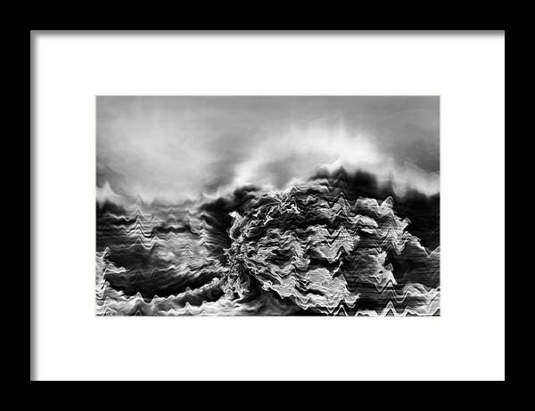 Earthly Vibrations Framed Print featuring the digital art Earthly Vibrations by Dolores Kaufman