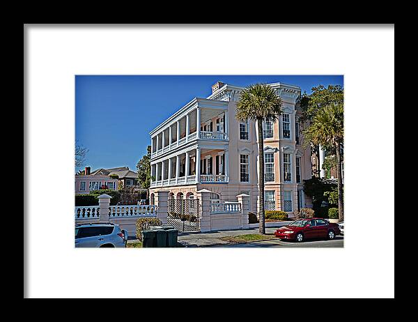 East Bay Street Framed Print featuring the photograph East Bay Street by Linda Brown