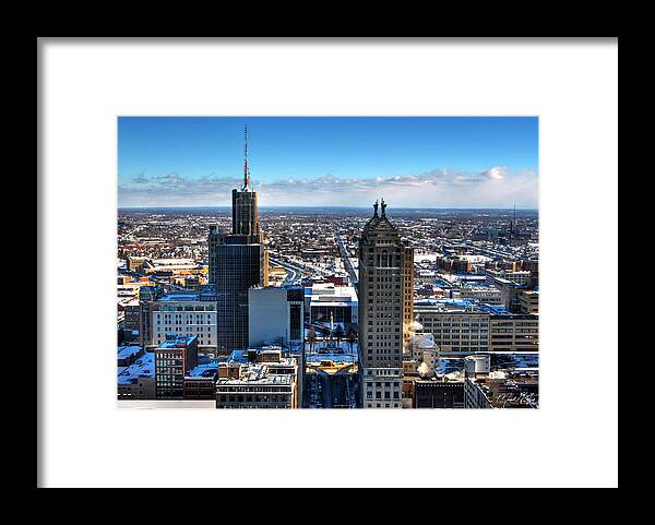 Winter Framed Print featuring the photograph East Side Winter 2013 by Michael Frank Jr