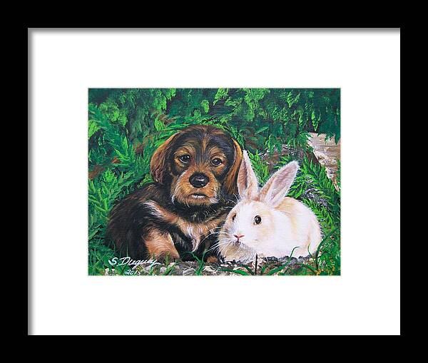 Easter Framed Print featuring the painting Wonder of Spring by Sharon Duguay