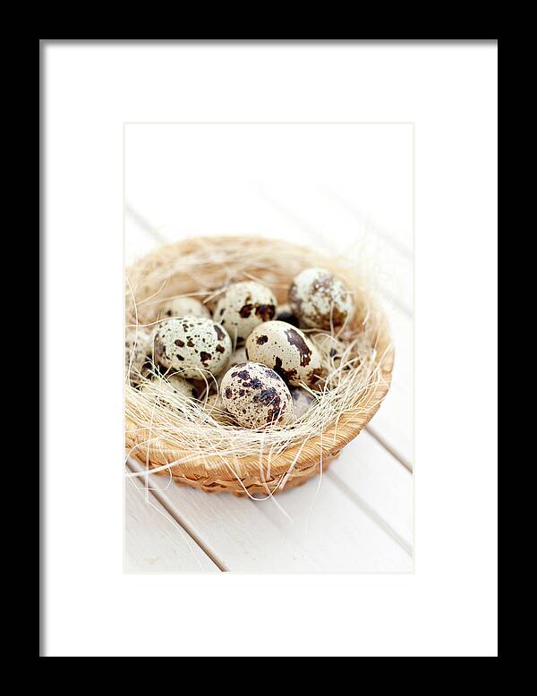 Large Group Of Objects Framed Print featuring the photograph Easter Eggs by Food Photographer