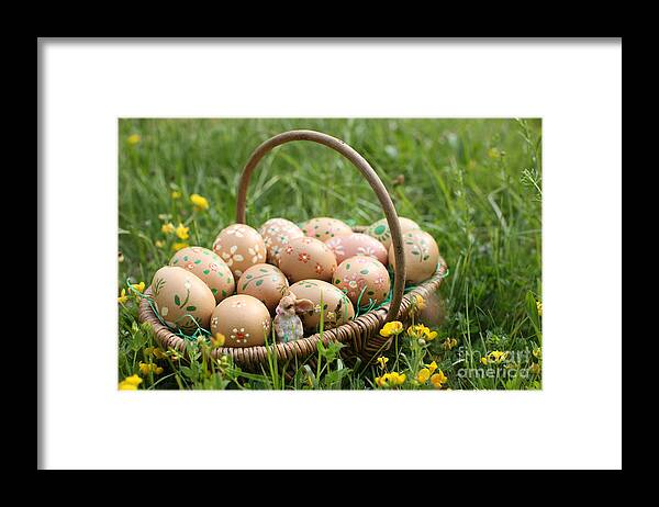 Egg Framed Print featuring the photograph Easter Eggs by Godong