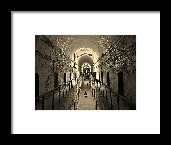 Prison Framed Print featuring the photograph Eastern State of Mind by Bob Geary