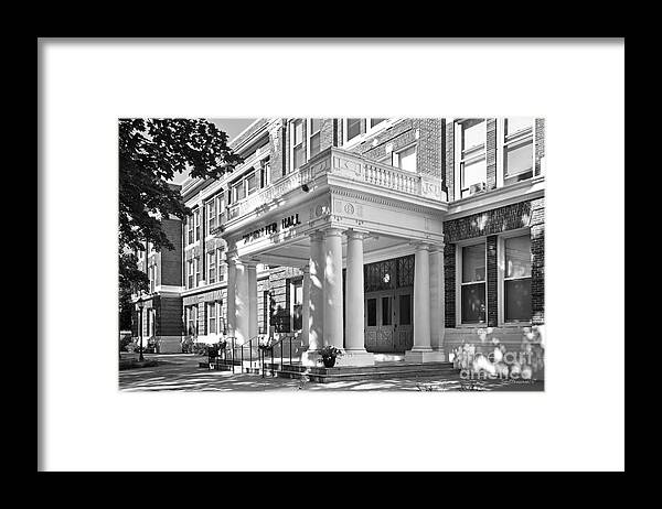 Cheney Framed Print featuring the photograph Eastern Washington University Showalter Hall by University Icons