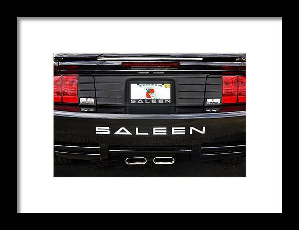 Mustang Framed Print featuring the photograph Easy Saleen by Rich Franco