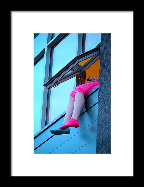 Street Photography Framed Print featuring the photograph Edge Of Reception by J C