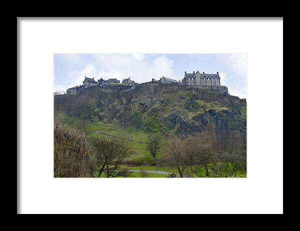 Landscape Framed Print featuring the photograph Edinburgh Castle - Scotland by Mike McGlothlen