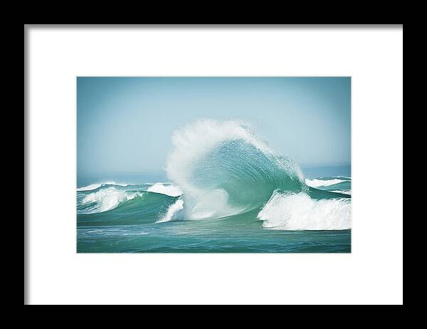 Waves Framed Print featuring the photograph Effervescent by Robert Steinkopff