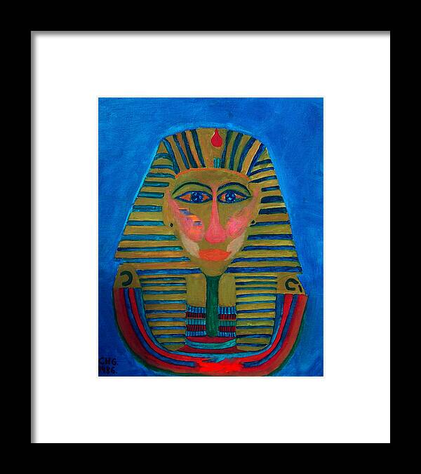 Colette Framed Print featuring the painting Egypt Ancient by Colette V Hera Guggenheim