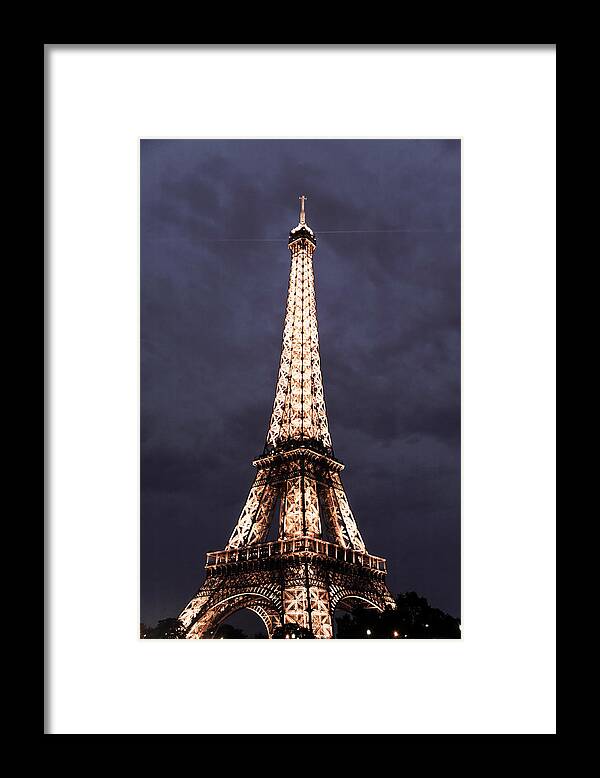 Eiffel Tower Framed Print featuring the photograph Eiffel Tower-1 by Bill Howard