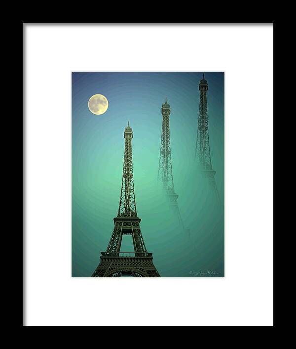 Eiffe-tower Framed Print featuring the photograph Eiffel Tower by Joyce Dickens