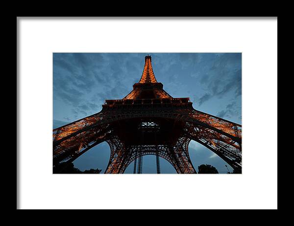 Eiffel Tower Framed Print featuring the photograph Eiffel Tower by Toby McGuire